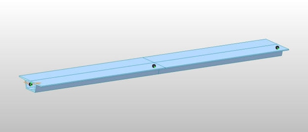 Fig 1 two-span bridge